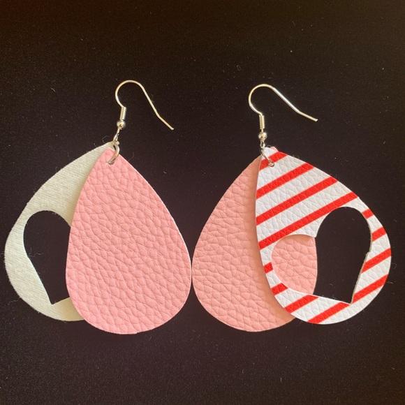 Valentine’s heart earrings - Picture 2 of 4